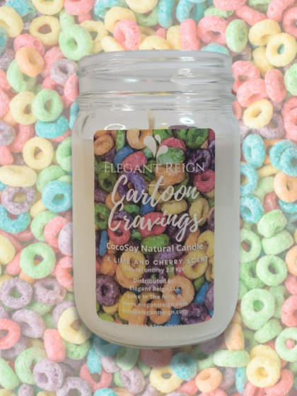 Cartoon Cravings -Inedible Dessert Candle