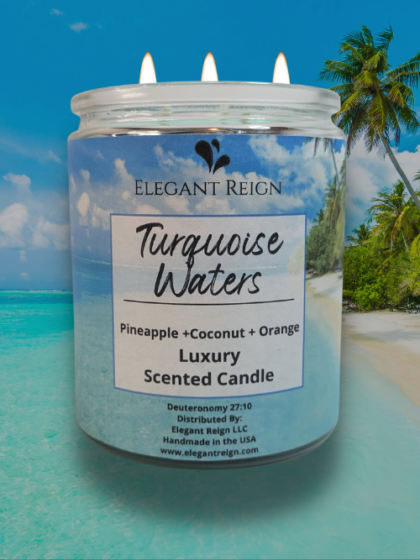 Turquoise Waters 3 Wicks