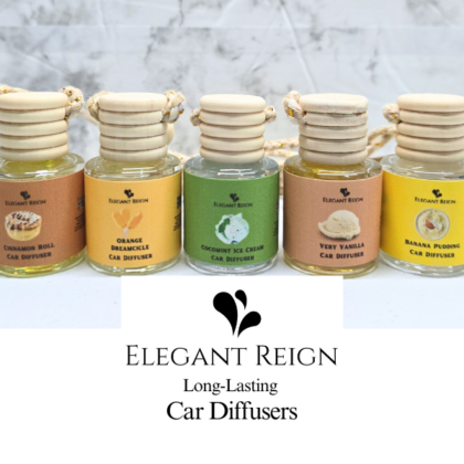 Hanging Car Air Freshener Diffusers - 5 Pack - Indulgent Treats Collection