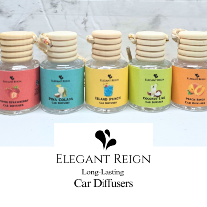 Hanging Car Air Freshener Diffusers - 5 Pack - Tropical Paradise Collection