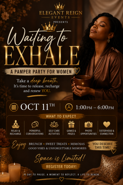 The Waiting to Exhale Pamper Party Experience